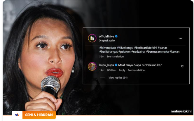 Nabila Huda tanya Nad Zainal: Siapa ni, pelakon ke?