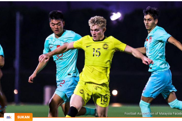 Dua penalti China tundukkan Harimau Muda