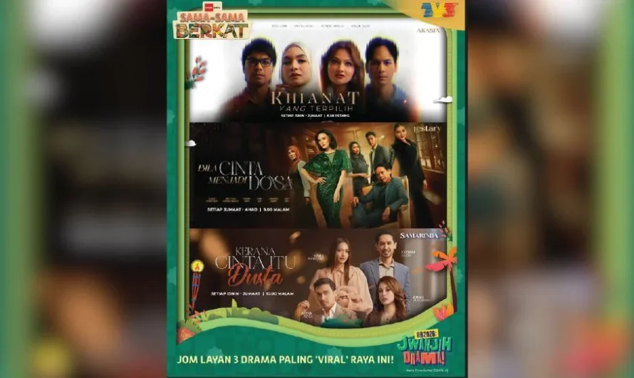 TV3 tampil 3 drama menarik sepanjang Aidilfitri
