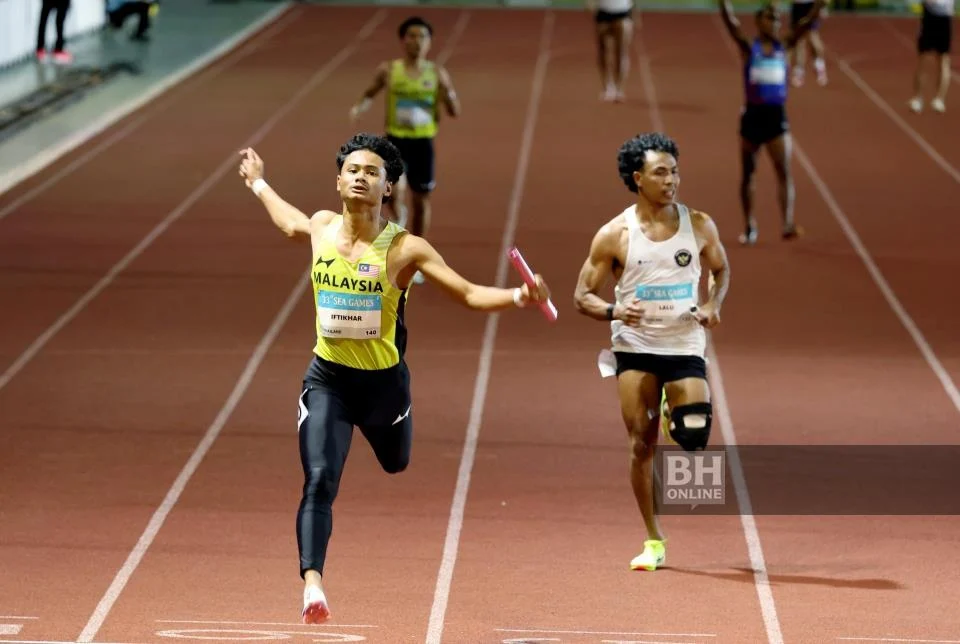 Danish Iftikhar ke final 100m remaja dunia